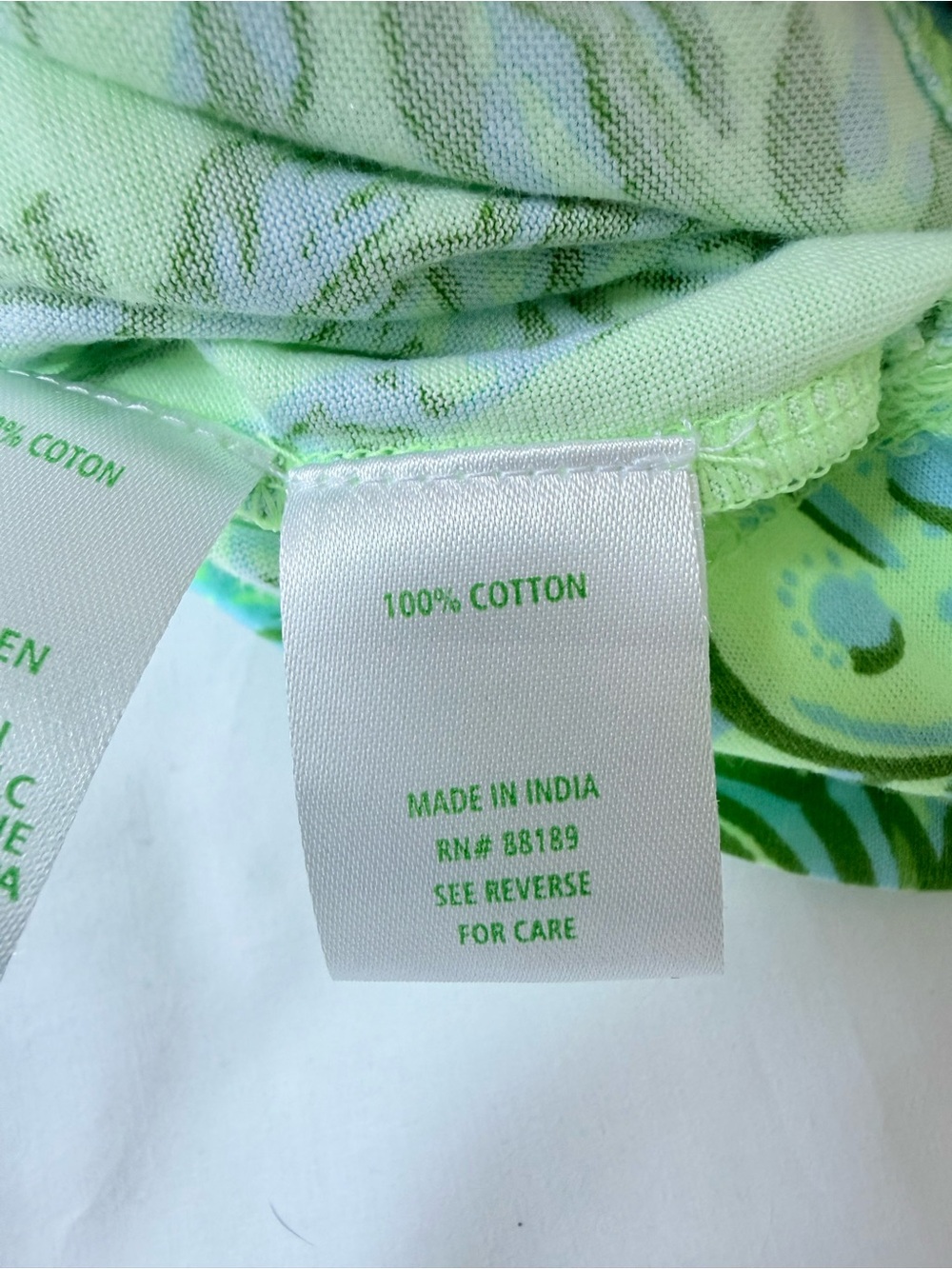 Lilly Pulitzer Melli Blouson TShirt Dress Cool Mint Catchin Rays Green | Size XS - Picture 8 of 8